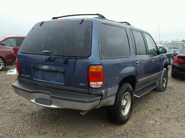 1FMZU63E0YZC58415 - 2000 FORD EXPLORER X BLUE photo 4