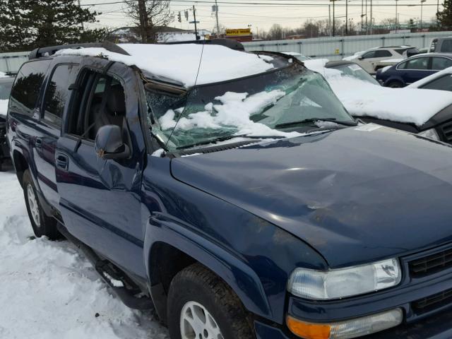 3GNFK16Z85G113625 - 2005 CHEVROLET SUBURBAN K GREEN photo 9