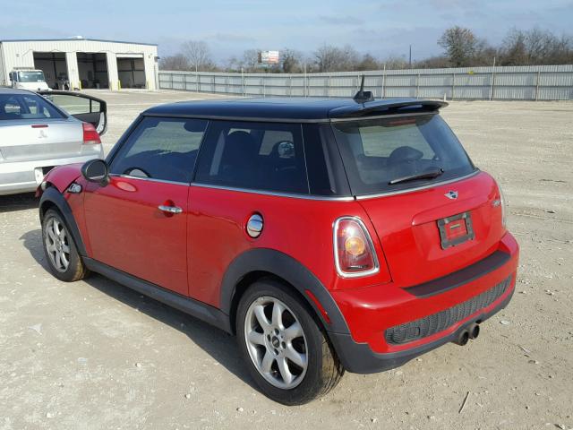 WMWMF73548TT86848 - 2008 MINI COOPER S RED photo 3