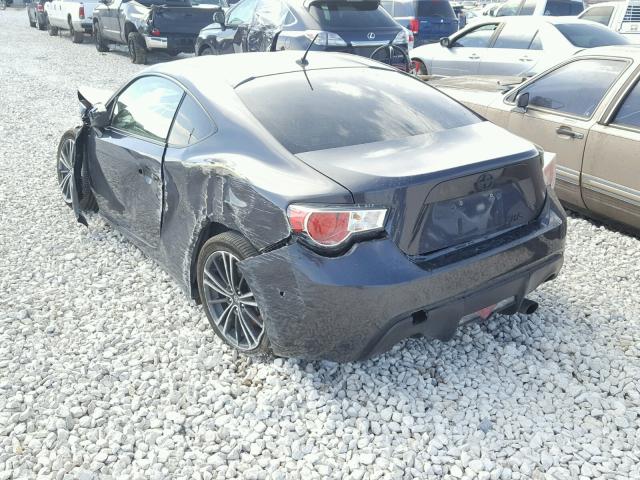 JF1ZNAA17D1717541 - 2013 TOYOTA SCION FR-S შავი ფოტო 3