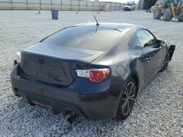 JF1ZNAA17D1717541 - 2013 TOYOTA SCION FR-S შავი ფოტო 4