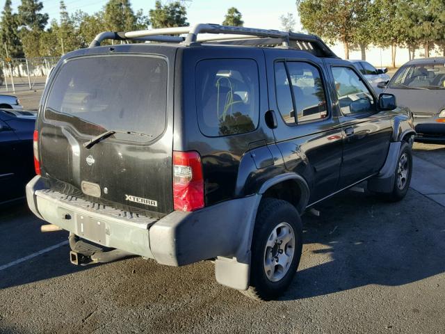 5N1ED28T81C546819 - 2001 NISSAN XTERRA XE BLACK photo 4