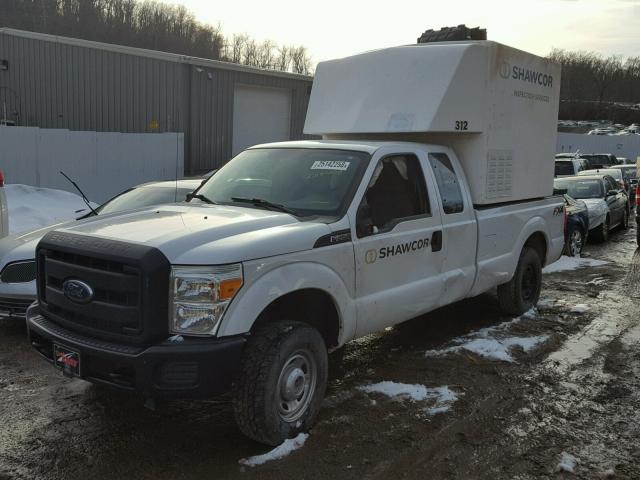 1FT7X2B66DEA49168 - 2013 FORD F250 SUPER WHITE photo 2