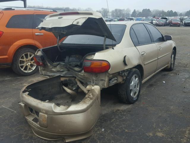 1G1NE52J516186572 - 2001 CHEVROLET MALIBU LS GOLD photo 4