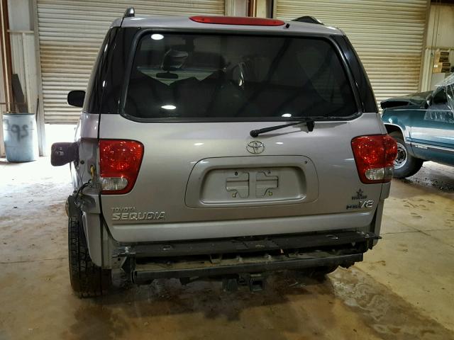 5TDZT34A26S277354 - 2006 TOYOTA SEQUOIA SR SILVER photo 9