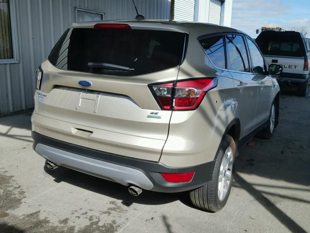 1FMCU0GD1HUB74315 - 2017 FORD ESCAPE SE GOLD photo 4