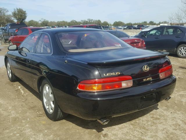 JT8CH32Y6T0051645 - 1996 LEXUS SC 400 BLACK photo 3