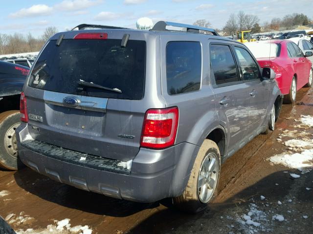 1FMCU94198KD15500 - 2008 FORD ESCAPE LIM GRAY photo 4