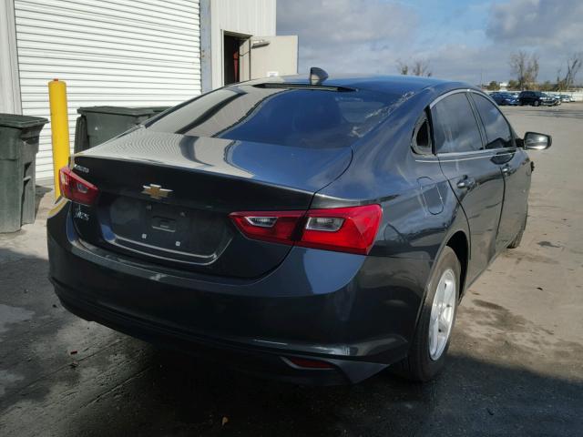 1G1ZB5ST6HF104323 - 2017 CHEVROLET MALIBU LS BLACK photo 4