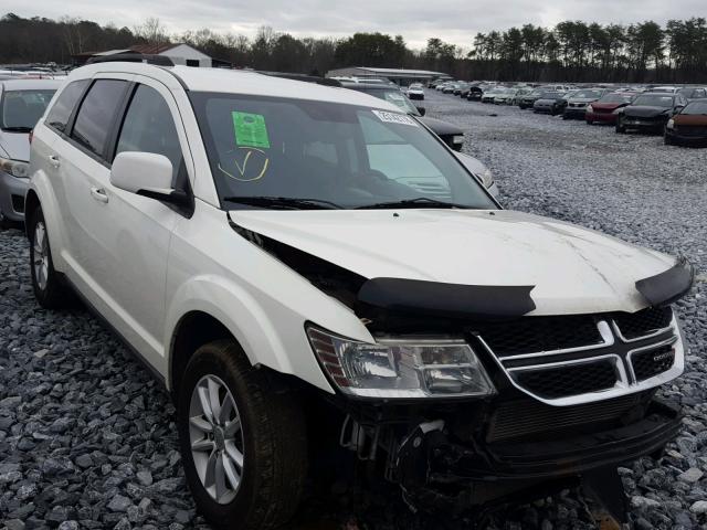 3C4PDCBG6DT581429 - 2013 DODGE JOURNEY SX WHITE photo 1