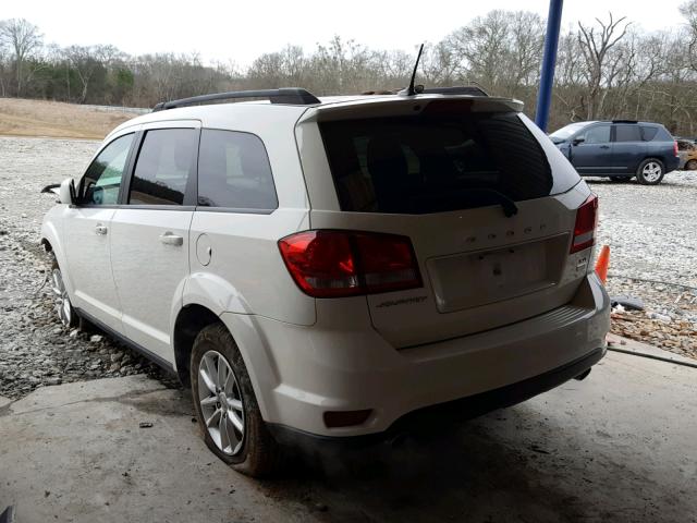 3C4PDCBG6DT581429 - 2013 DODGE JOURNEY SX WHITE photo 3