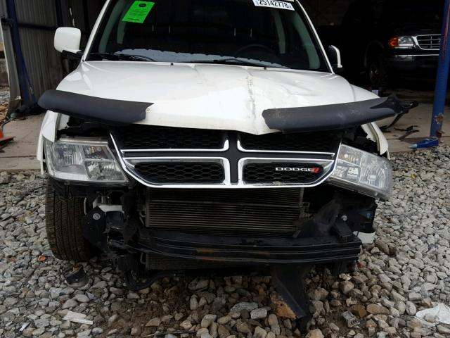 3C4PDCBG6DT581429 - 2013 DODGE JOURNEY SX WHITE photo 9