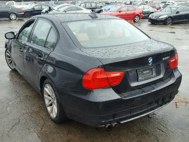 WBAPH57509NM32381 - 2009 BMW 328 I SULE BLACK photo 3