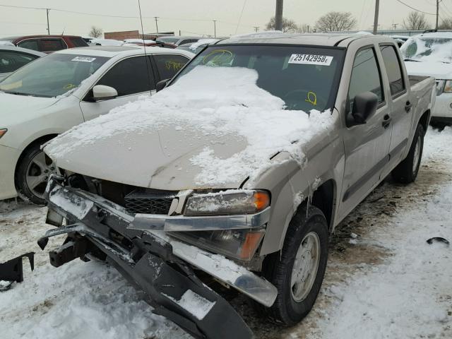 1GCCS13E278105638 - 2007 CHEVROLET COLORADO SILVER photo 2