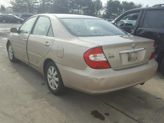 4T1BF30K13U551525 - 2003 TOYOTA CAMRY LE TAN photo 3