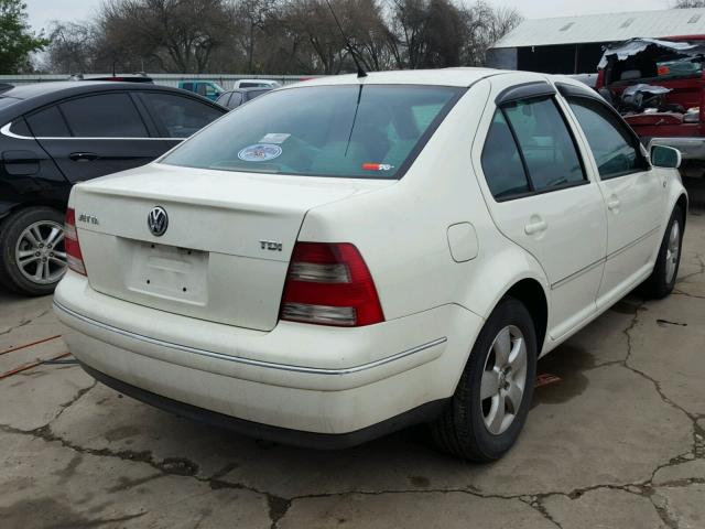 3VWSR69M34M076898 - 2004 VOLKSWAGEN JETTA GLS WHITE photo 4