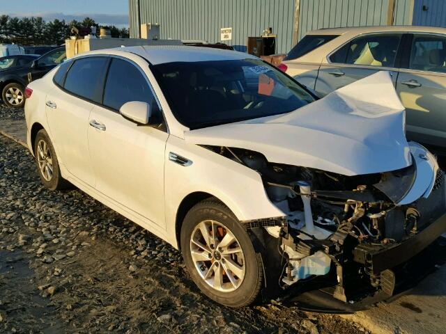 5XXGT4L30GG034564 - 2016 KIA OPTIMA LX WHITE photo 1