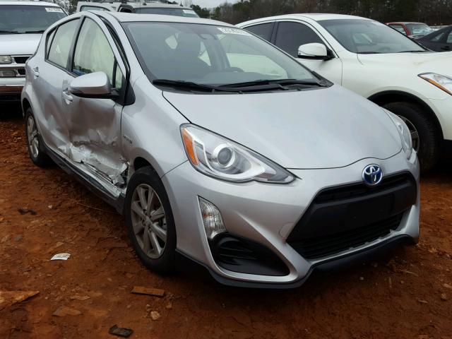 JTDKDTB31H1597039 - 2017 TOYOTA PRIUS C SILVER photo 1