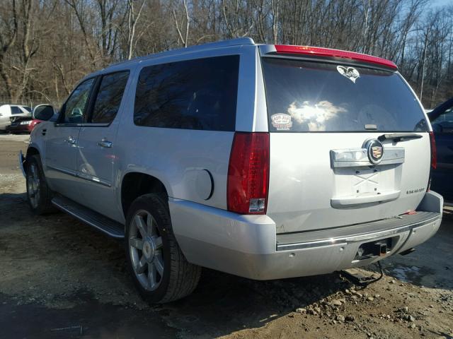 1GYS4HEF0DR313425 - 2013 CADILLAC ESCALADE E SILVER photo 3