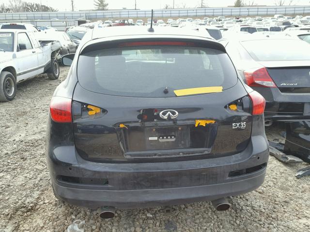 JNKAJ09F48M361467 - 2008 INFINITI EX35 BASE BLACK photo 9