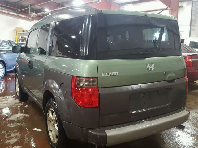 5J6YH28594L014937 - 2004 HONDA ELEMENT EX GREEN photo 3