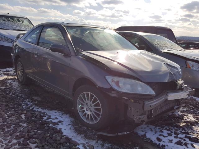 1HGEM22985L076171 - 2005 HONDA CIVIC EX ნაცრისფერი ფოტო 1