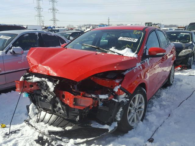 1FADP3F26HL339546 - 2017 FORD FOCUS SE RED photo 2