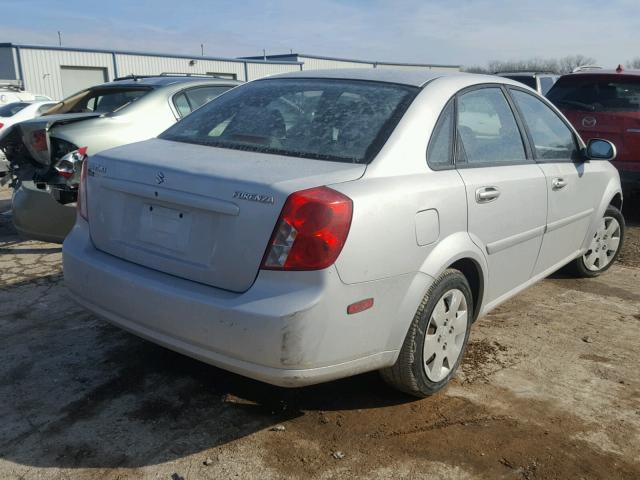 KL5JD56Z66K384297 - 2006 SUZUKI FORENZA GRAY photo 4