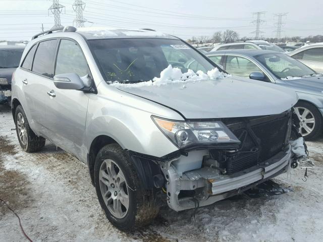 2HNYD28338H510118 - 2008 ACURA MDX TECHNO SILVER photo 1