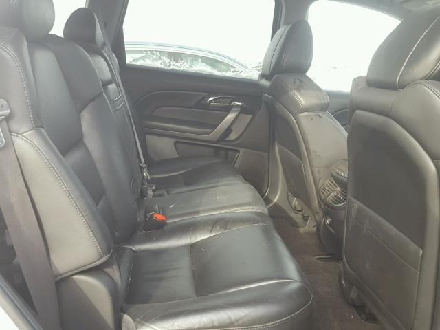 2HNYD28338H510118 - 2008 ACURA MDX TECHNO SILVER photo 6