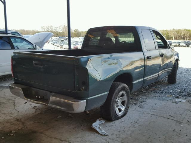 3D7HA18N82G149654 - 2002 DODGE RAM 1500 GREEN photo 4