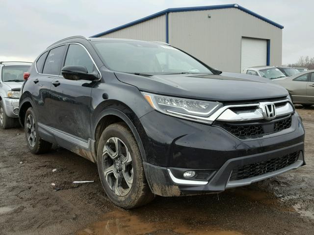 5J6RW2H94HL010698 - 2017 HONDA CR-V TOURI BLACK photo 1