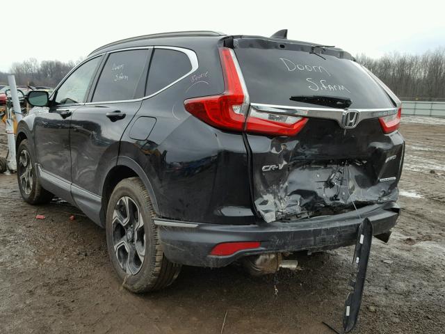 5J6RW2H94HL010698 - 2017 HONDA CR-V TOURI BLACK photo 3