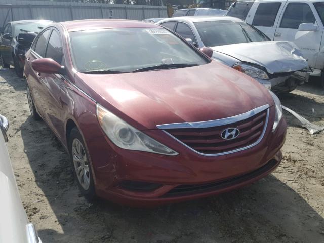 5NPEB4AC6CH380257 - 2012 HYUNDAI SONATA GLS RED photo 1