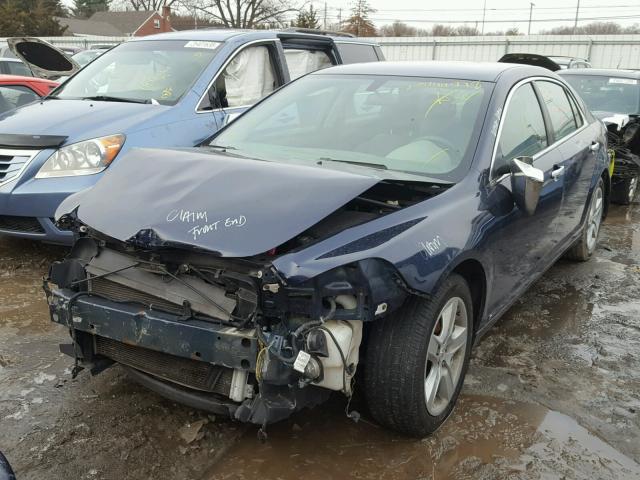 1G1ZA5E06A4104103 - 2010 CHEVROLET MALIBU LS BLUE photo 2