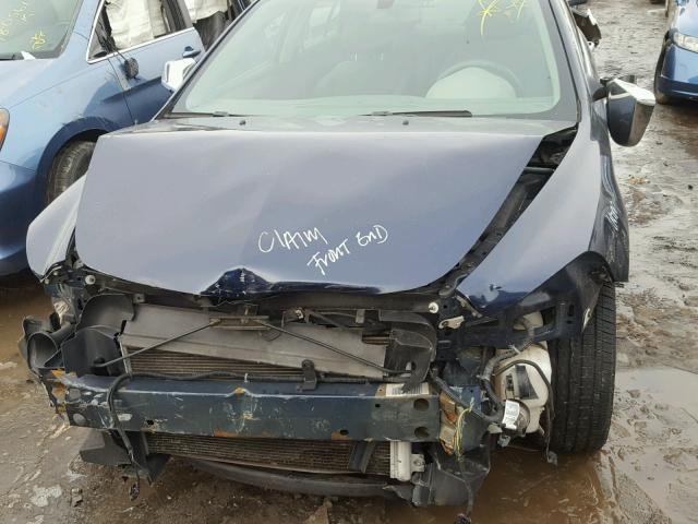 1G1ZA5E06A4104103 - 2010 CHEVROLET MALIBU LS BLUE photo 7