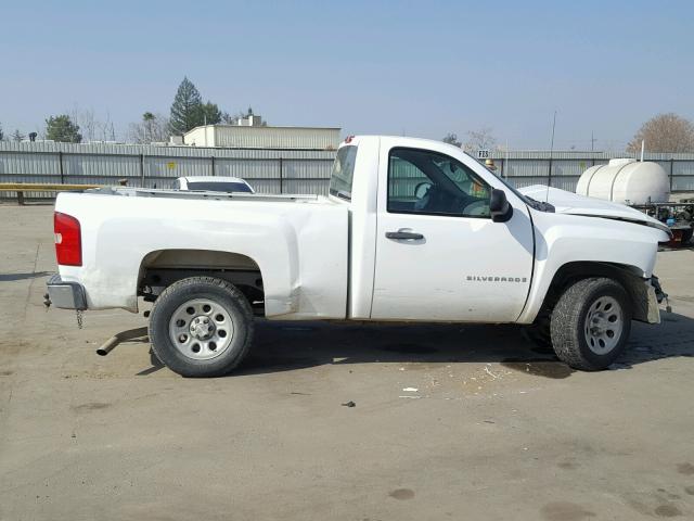 1GCEC14X39Z139784 - 2009 CHEVROLET SILVERADO WHITE photo 10