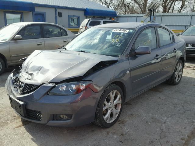 JM1BK32F491248166 - 2009 MAZDA 3 I GRAY photo 2