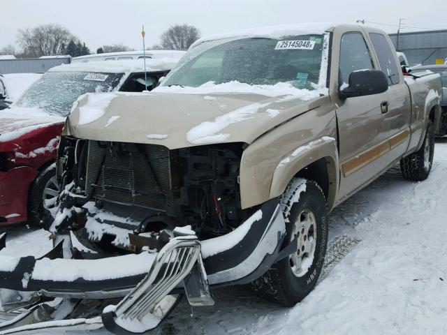 2GCEK19T341216020 - 2004 CHEVROLET SILVERADO TAN photo 2