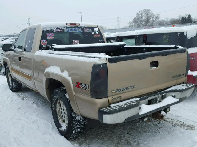 2GCEK19T341216020 - 2004 CHEVROLET SILVERADO TAN photo 3