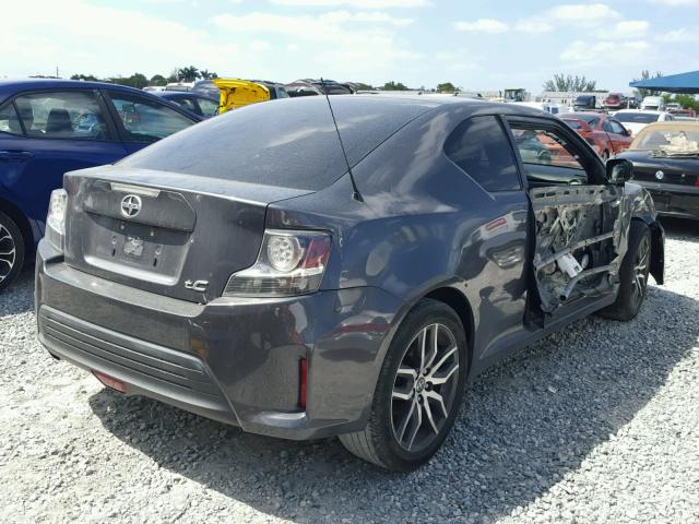 JTKJF5C7XE3074095 - 2014 TOYOTA SCION TC 灰色 照片 4