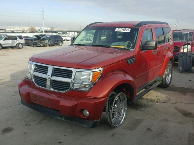 1D8GU58K17W681753 - 2007 DODGE NITRO SLT ORANGE photo 2