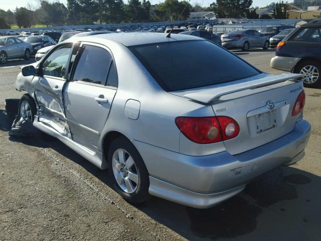 1NXBR32E66Z649792 - 2006 TOYOTA COROLLA CE SILVER photo 3