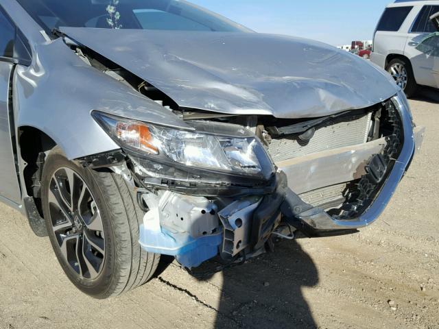 19XFB2F81FE035174 - 2015 HONDA CIVIC EX GRAY photo 9