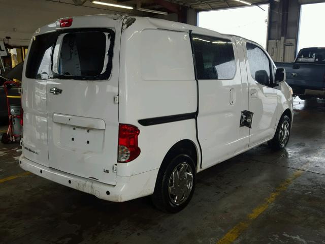 3N63M0YN0FK723539 - 2015 CHEVROLET CITY EXPRE WHITE photo 4