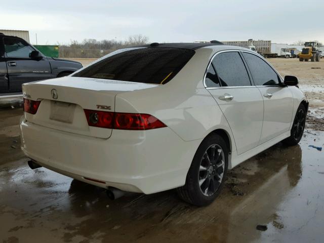 JH4CL96998C013093 - 2008 ACURA TSX WHITE photo 4