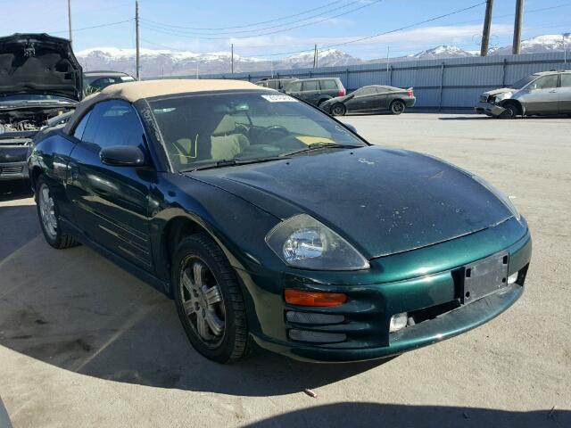 4A3AE55H21E003369 - 2001 MITSUBISHI ECLIPSE SP GREEN photo 1