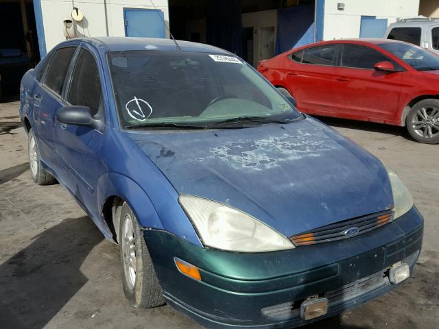 1FAFP34381W117664 - 2001 FORD FOCUS SE BLUE photo 1