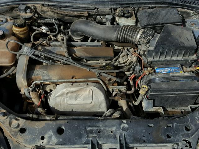 1FAFP34381W117664 - 2001 FORD FOCUS SE BLUE photo 7