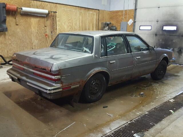 1G4AH51R1JT434110 - 1988 BUICK CENTURY CU GRAY photo 4